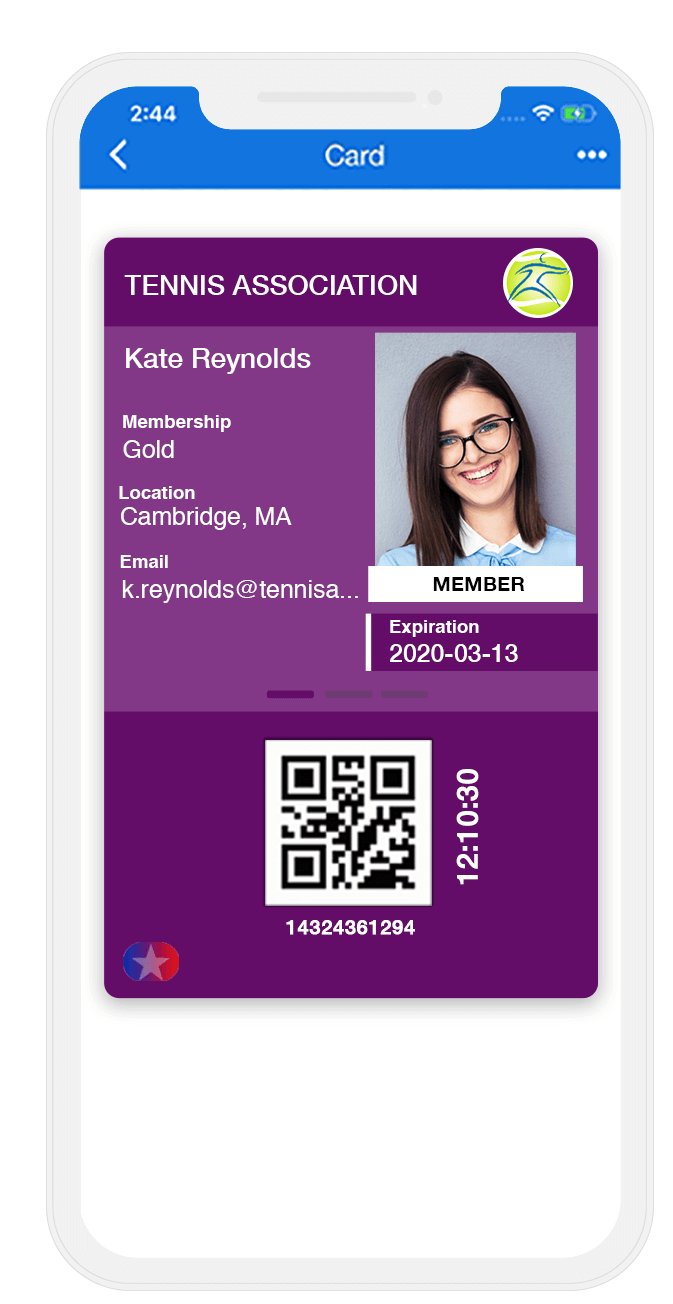 digital membership ID card