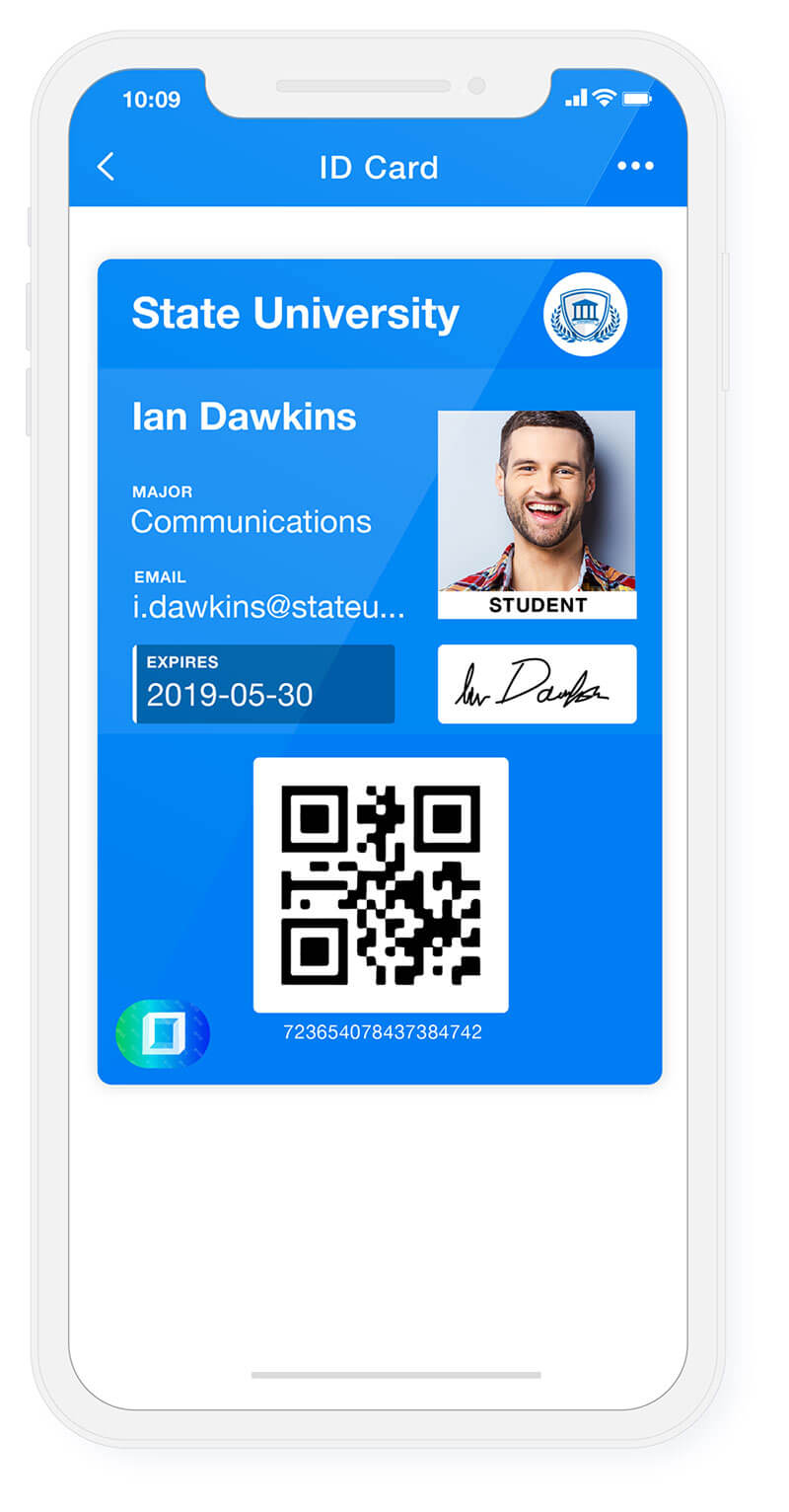 digital-student-id-card digital ID card deep link