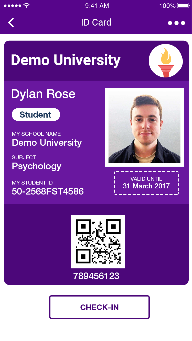 ID App Card View Custom ID App Card View