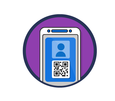 scannable barcode Scannable Barcoded ID Card