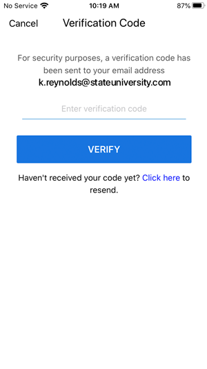 Verify Button