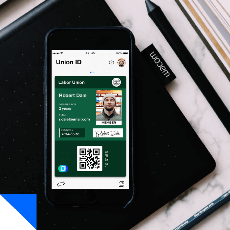 Union ID card app