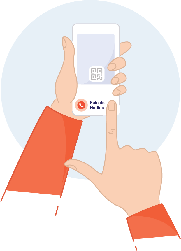 one-click-suicide hotline Digital ID Card Management System