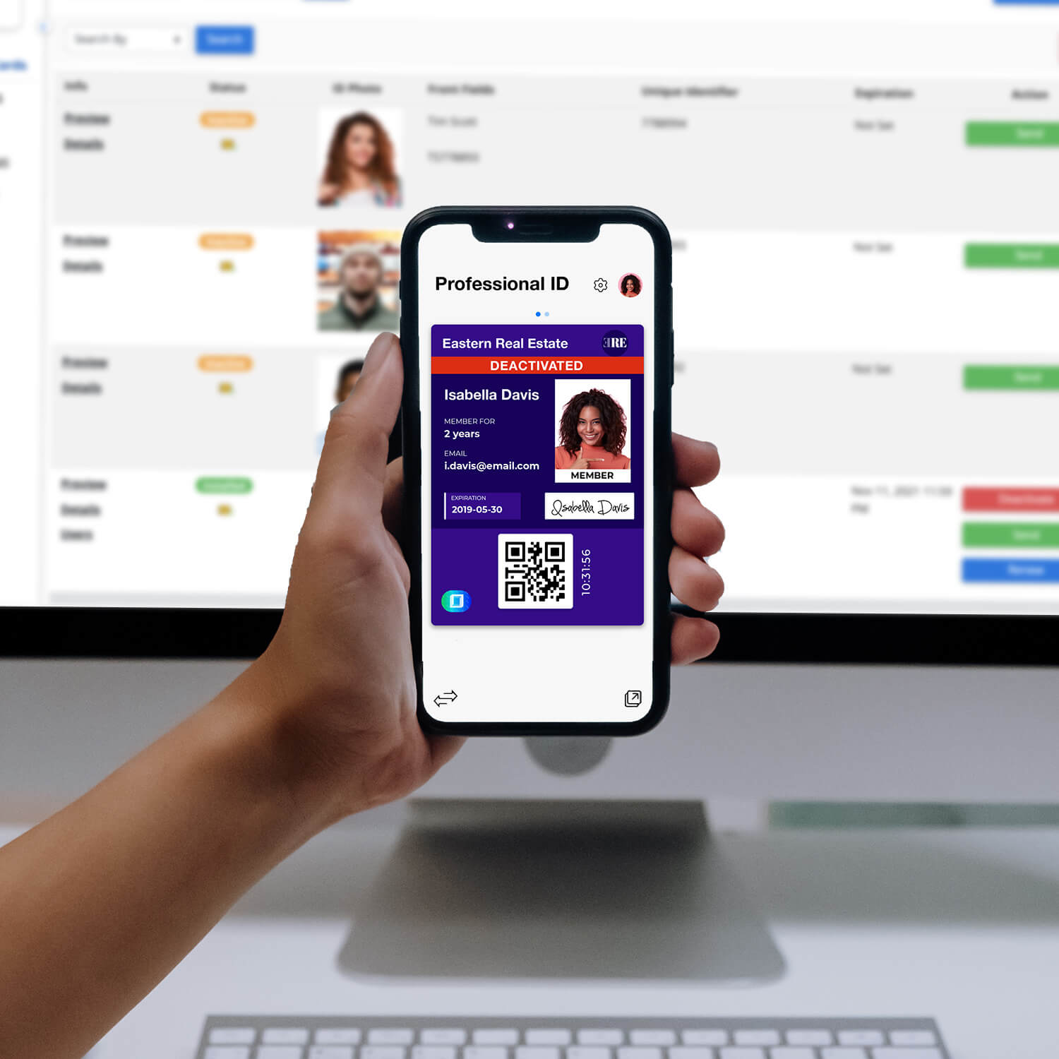 Deactivate ID cards remotely Professional ID Real Estate