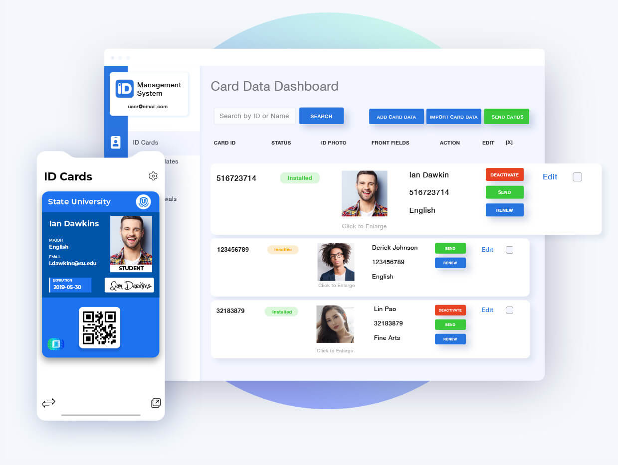 Digital ID Cards and Management System