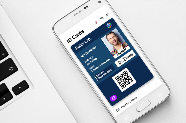 Customize ID colors Customize Digital ID Card Design