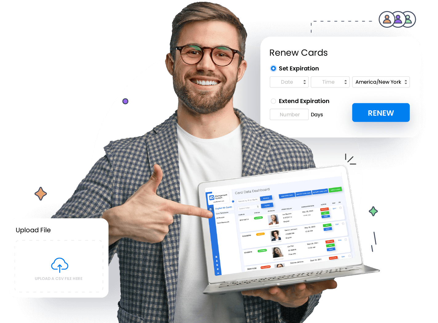 Manage Your Digital ID Cards customize card design feature