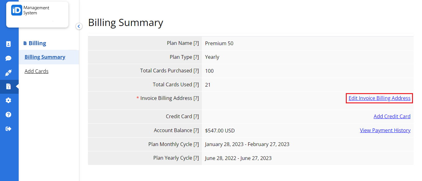 Edit Invoice Billing Address Edit Invoice Billing Address