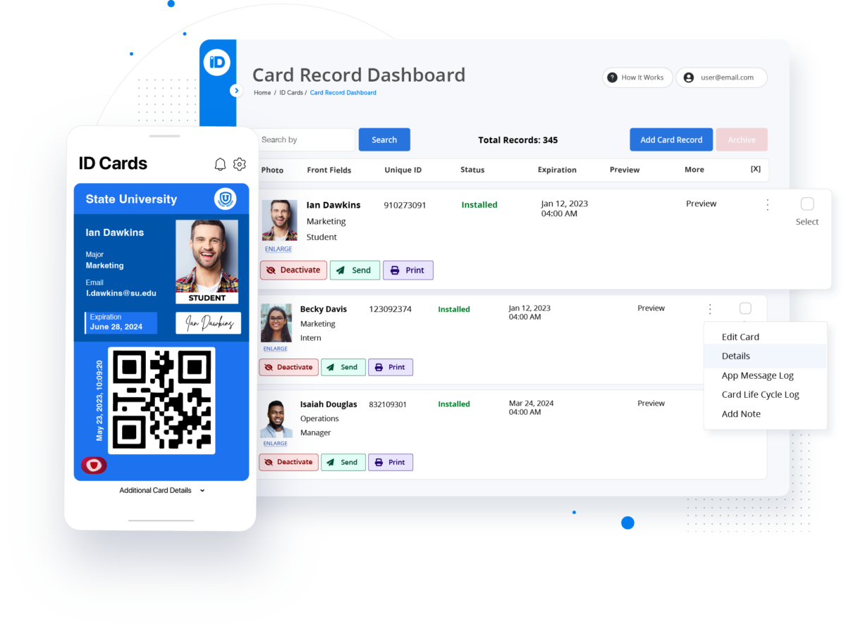 ID123 Digital ID Cards Mobile ID Apps ID Management System