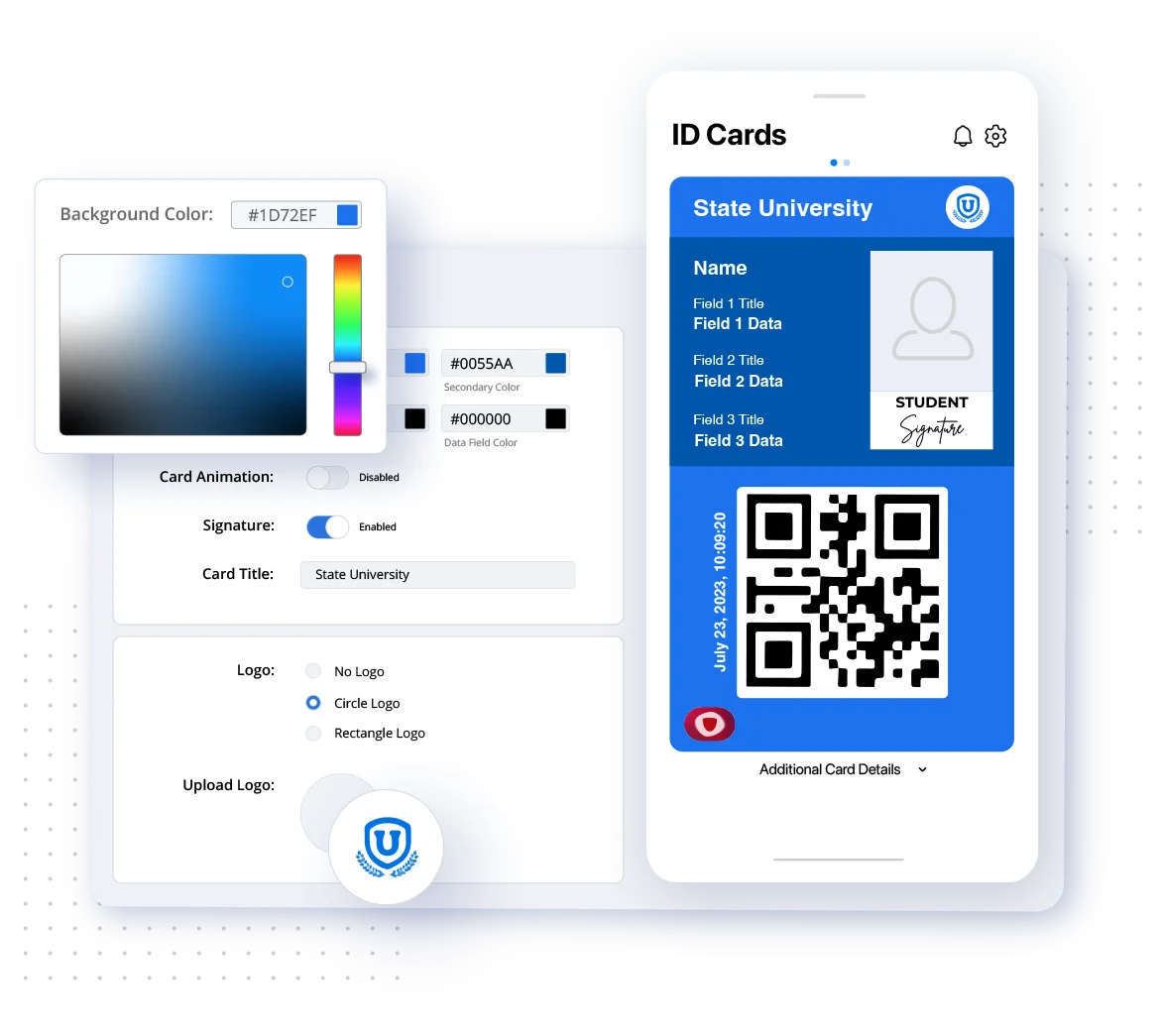 Digital ID Card Designer Personalized Digital ID Card Designer