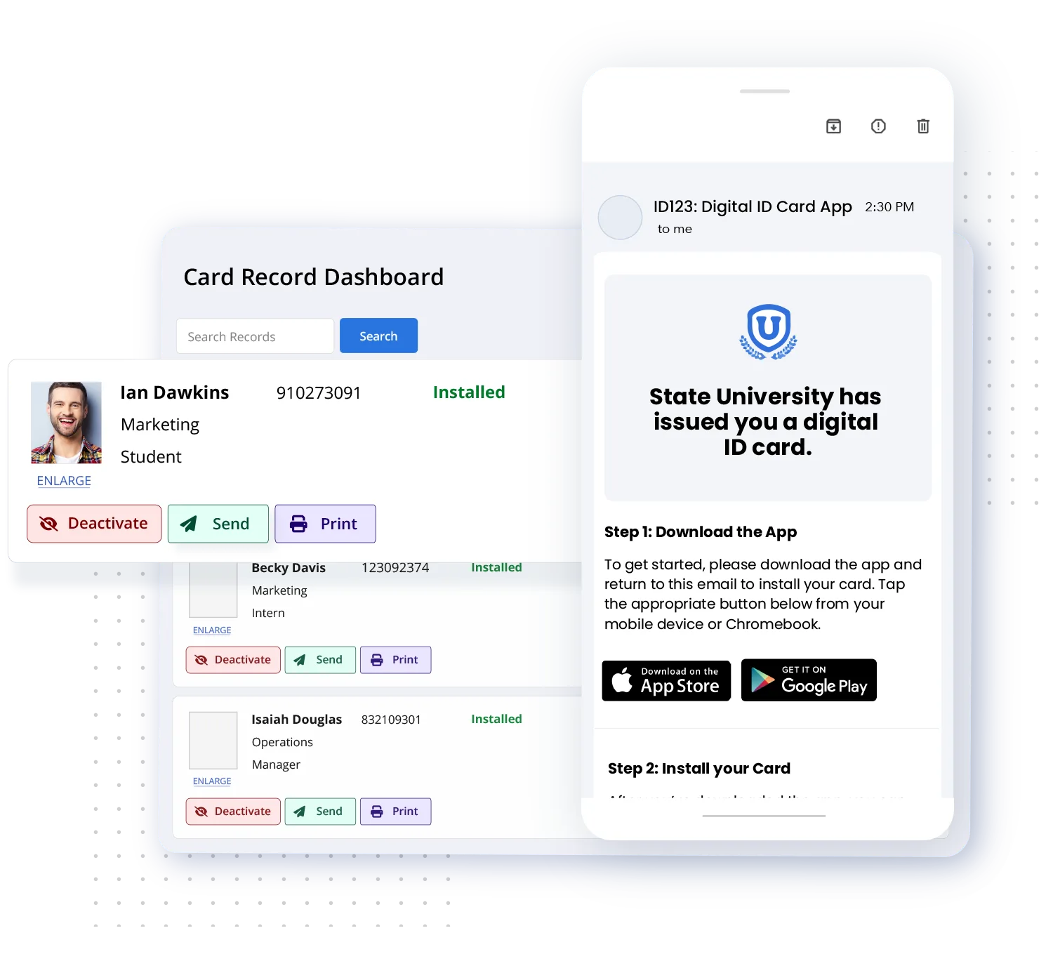 Send ID Card Invitations Via Email Easy to Download and install digital ID cards