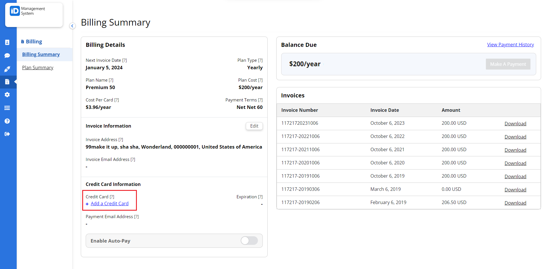 Add Credit Card Details Add Credit Card Details