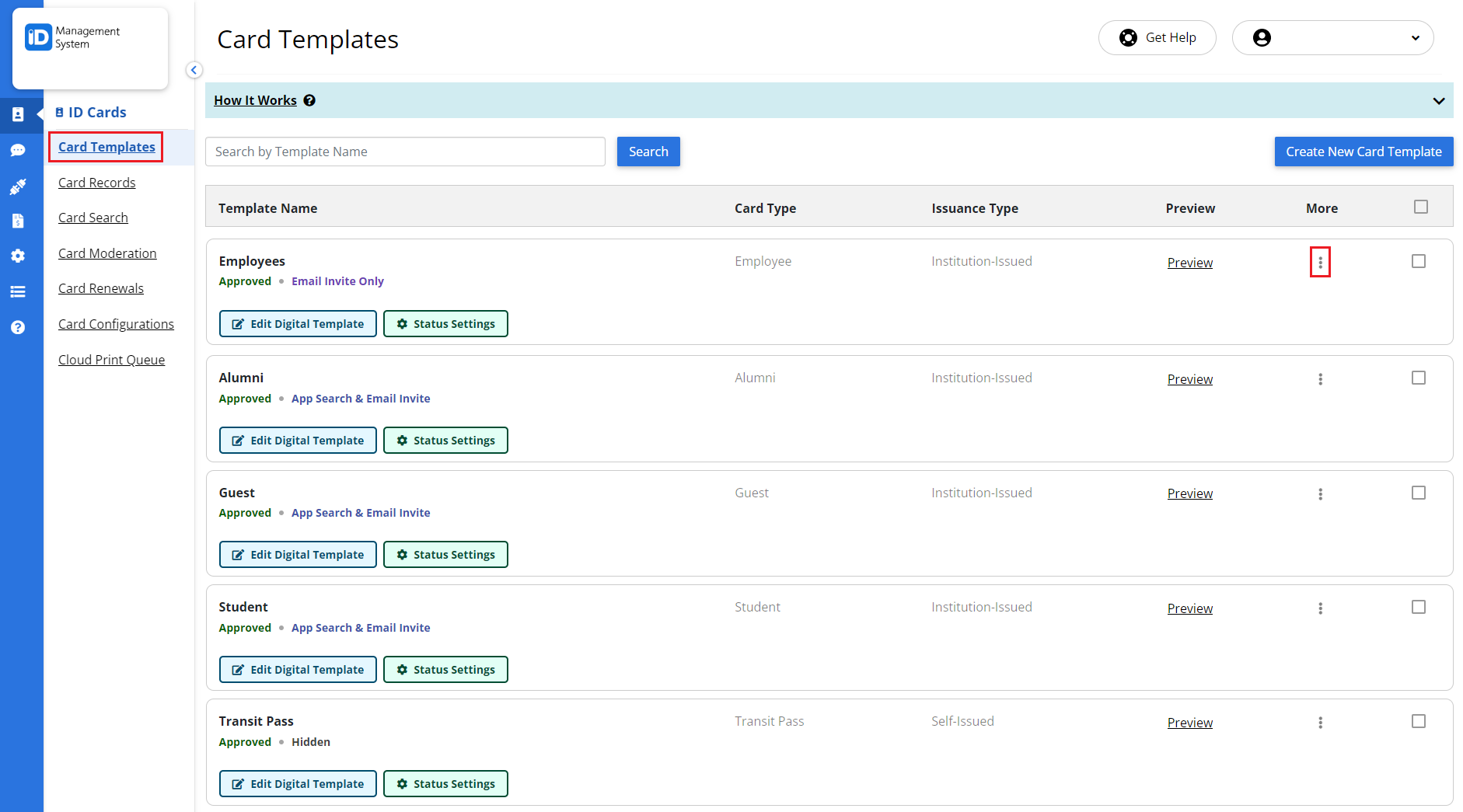 Navigate to “Digital Templates” Navigate to “Digital Templates”