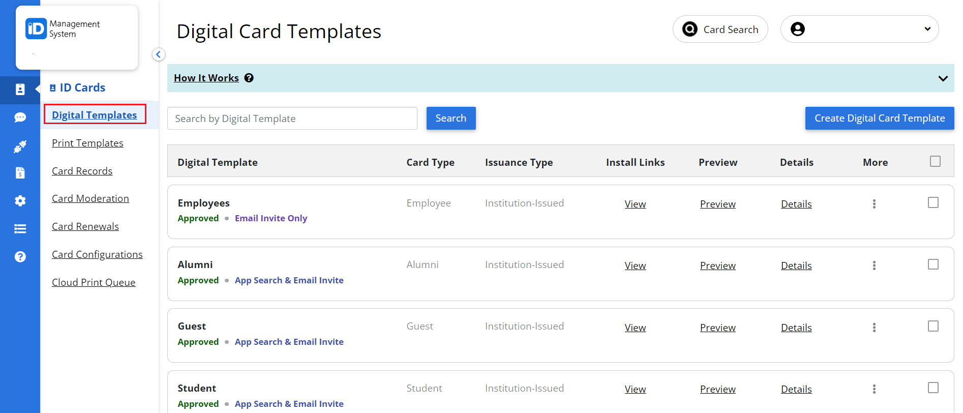 Navigate to “Digital Templates” Navigate to “Digital Templates”