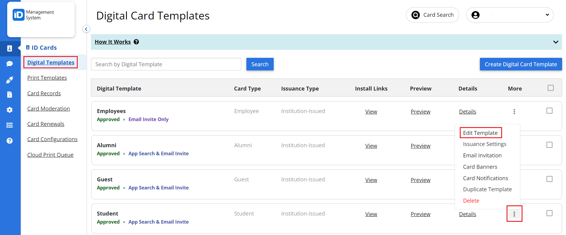 Create New or Edit an Existing Template 2 Create New or Edit an Existing Template 2