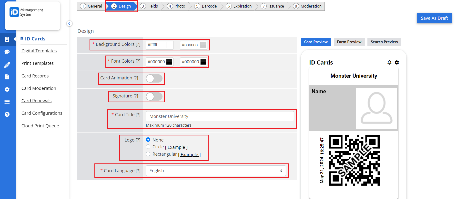 Navigate to the “Design” Tab Navigate to the “Design” Tab
