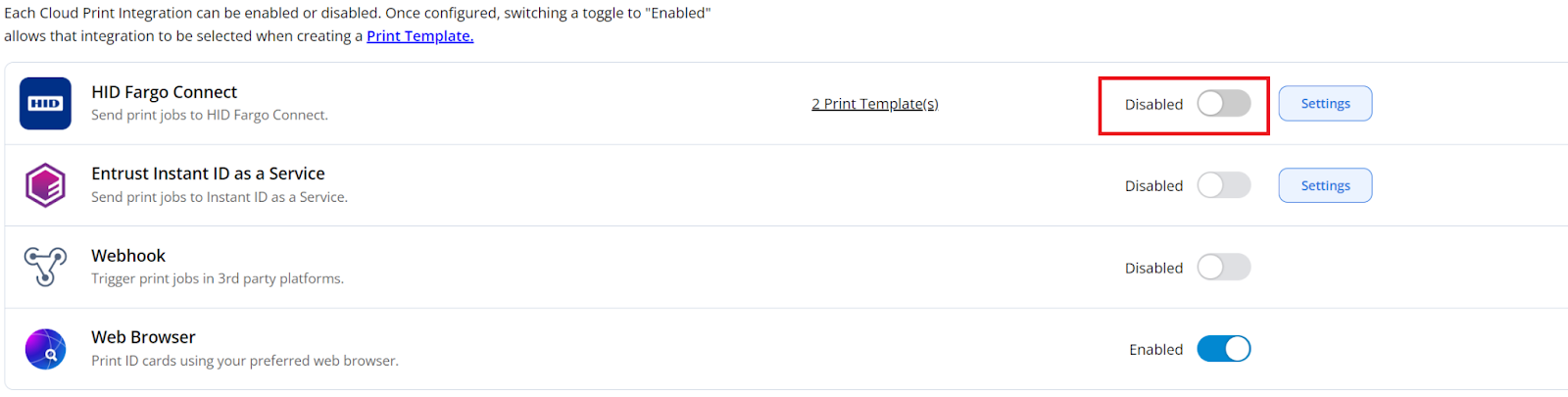 Step 4: Enable the Integration Step 4: Enable the Integration