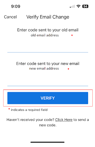 Step 4A Enter the verification code.