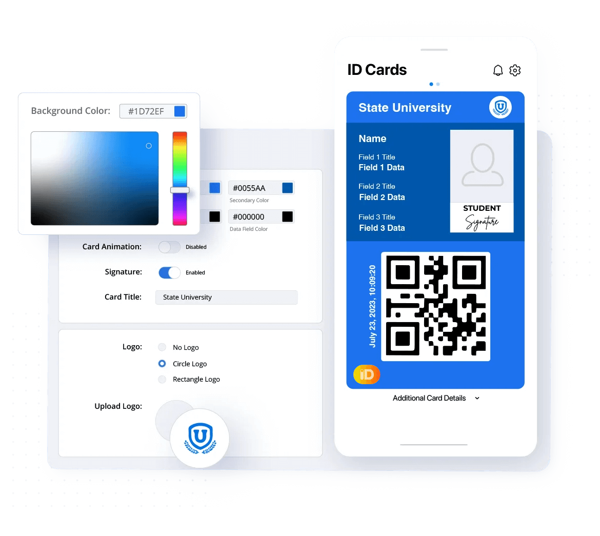 Digital ID Card Designer Personalized Digital ID Card Designer