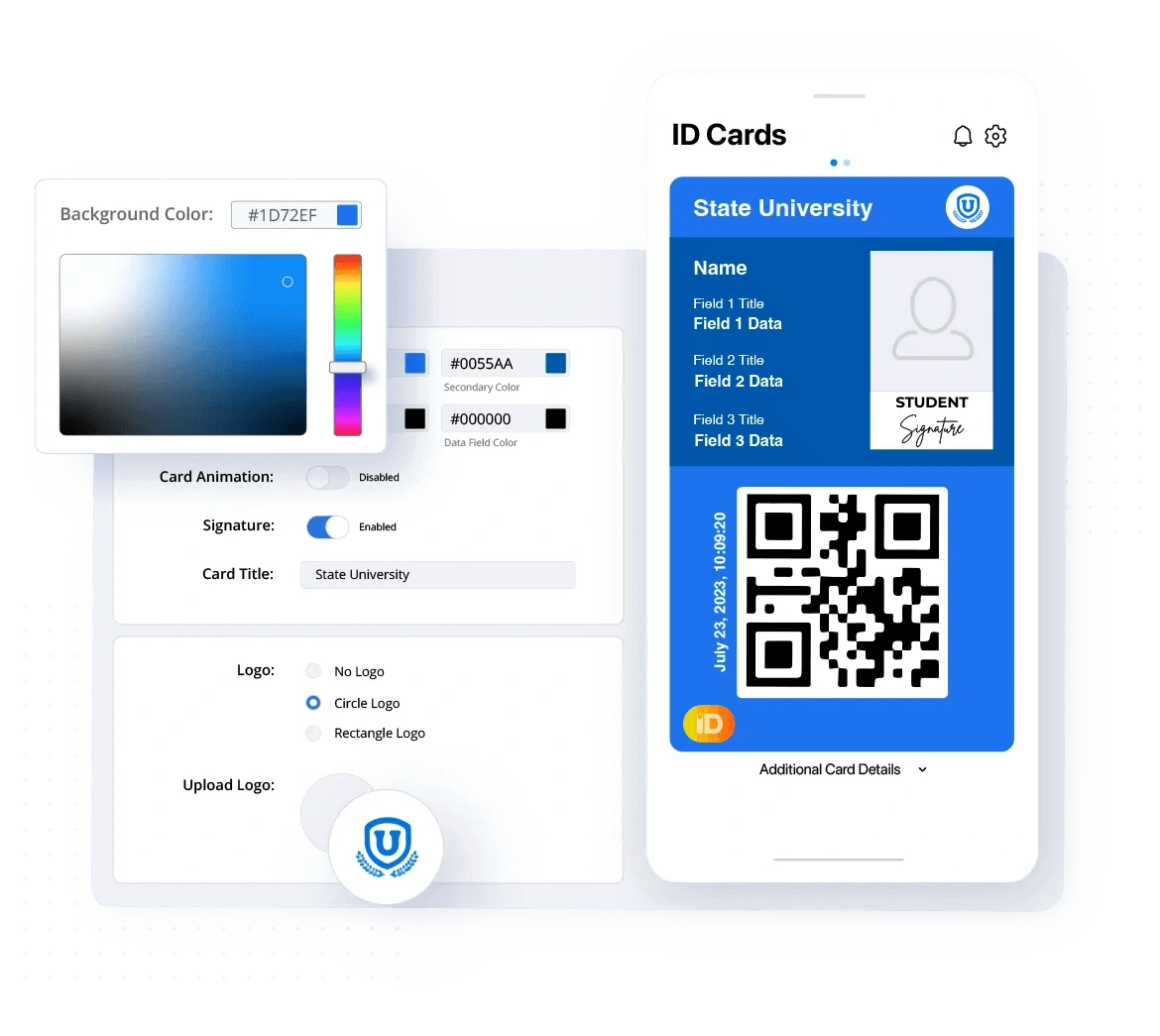 Personalized Digital ID Card Designer