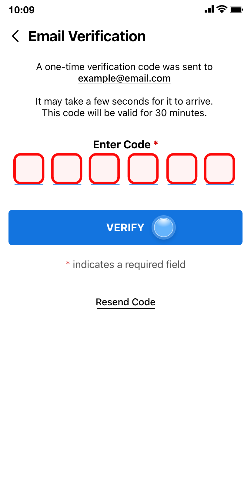 Add Card - Email Verification – 3