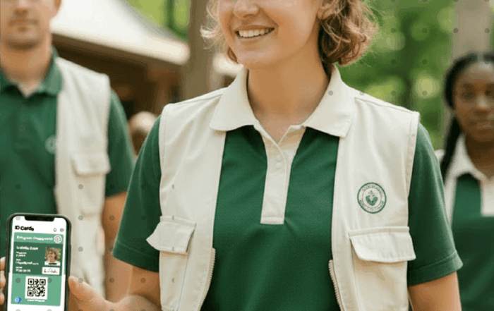 temporary summer staff IDs