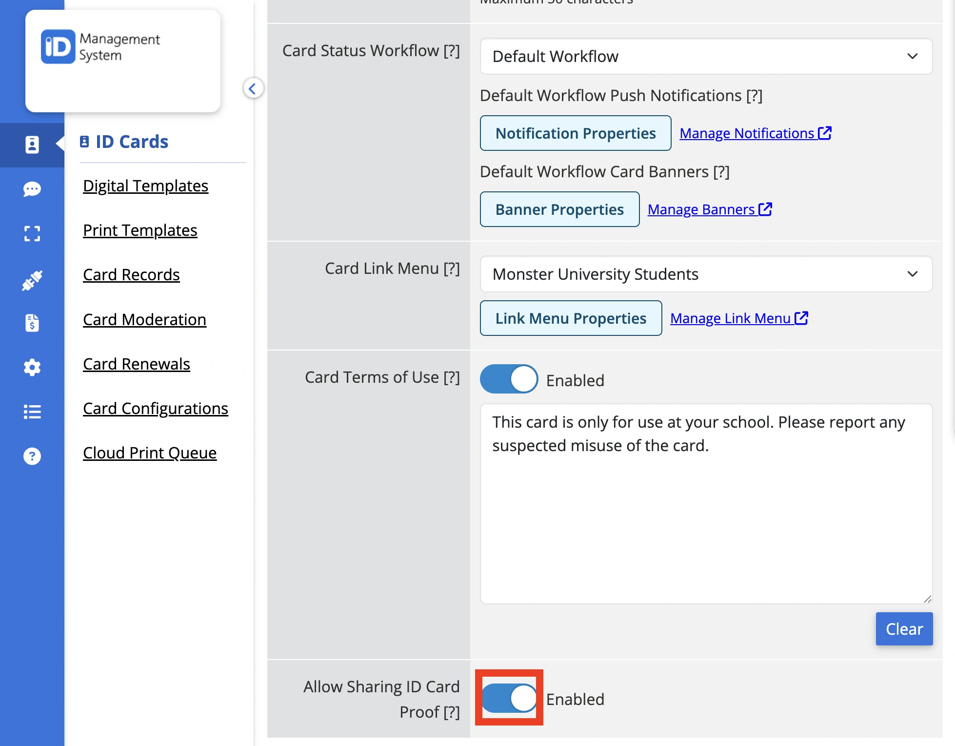 Screenshot 2026-08-17 at 2.39.58 PM Full screen view of the PDF Proof toggle location.